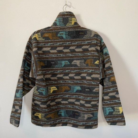 Patagonia Aztec Tribal Print 1/4 Zip Sweater Sz XS HTF Rare - Picture 5 of 8